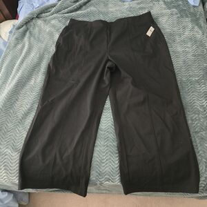 Old Navy Black Women's Dress Pants - Pull On, Wide Leg